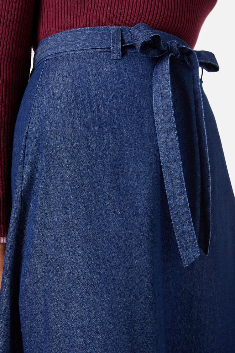 Kara Denim Midi Skirt Product Image