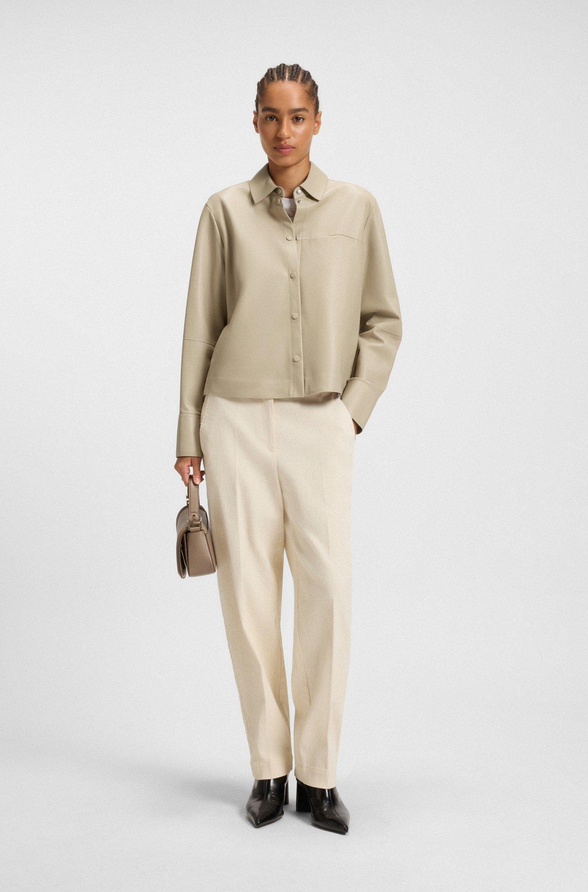 Regular-fit blouson jacket in nappa leather Product Image