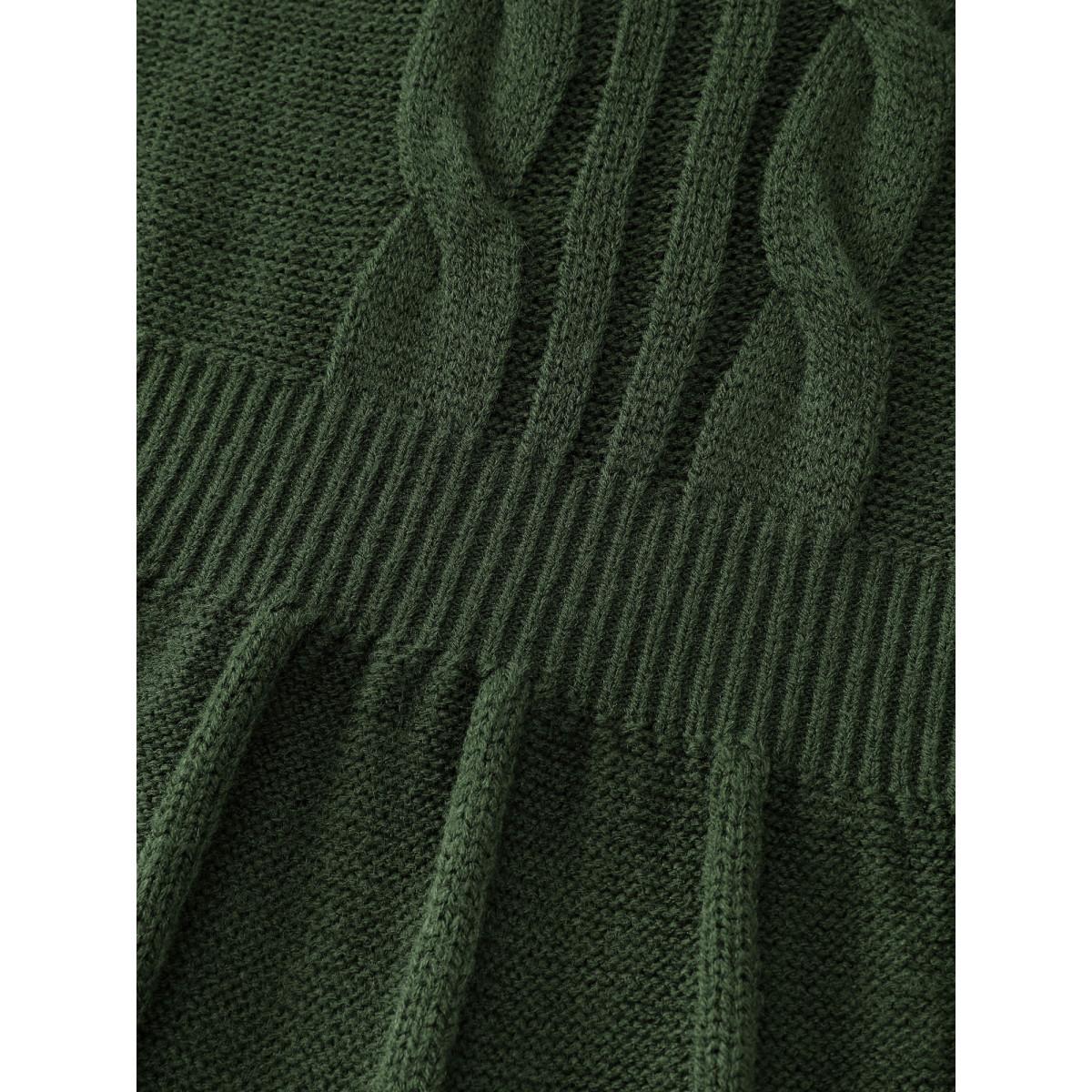 Plus Size Lace Cut-Out Cinched-Waist Midi Dress Black Women Timeless Bodycon Long Sleeve Elegant Sweater Dresses BloomChic 14-16/1X Product Image