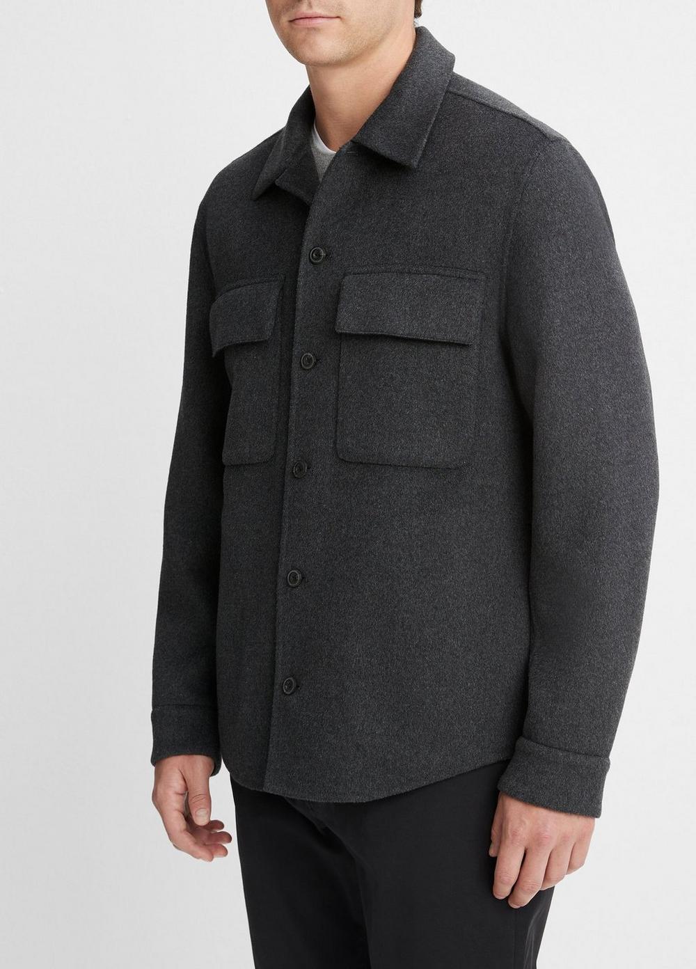 Splittable Wool-Blend Shirt Jacket Product Image