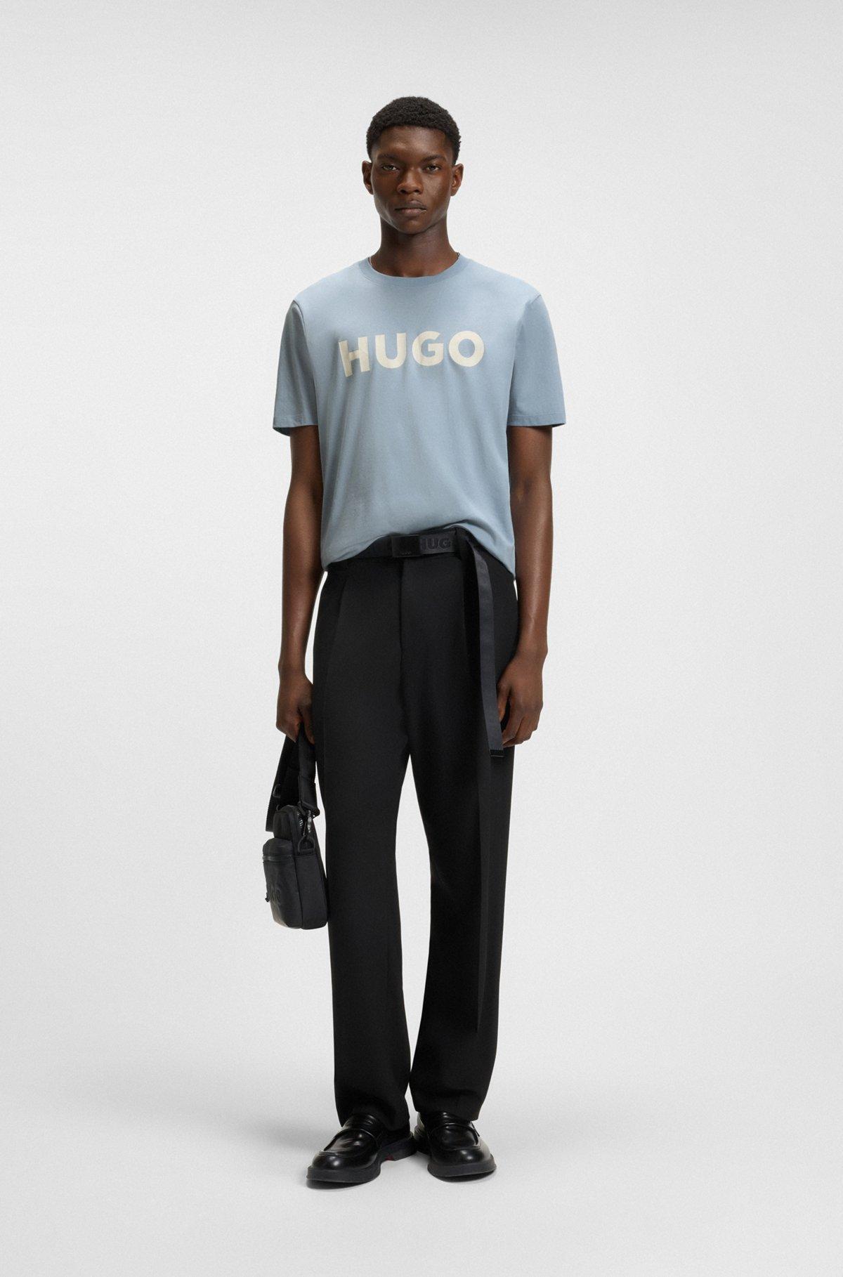 Regular-fit T-shirt in cotton jersey with logo artwork Product Image