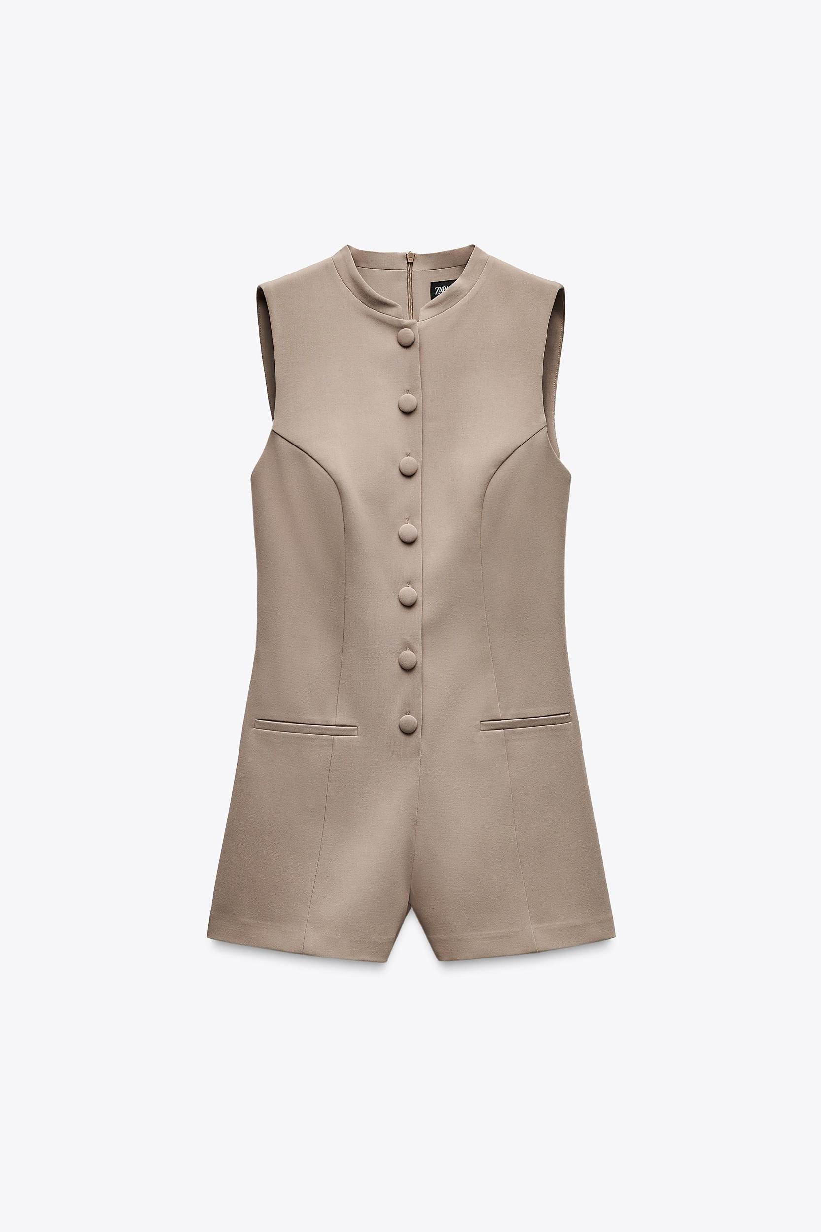 SHORT JUMPSUIT WITH BUTTONS Product Image