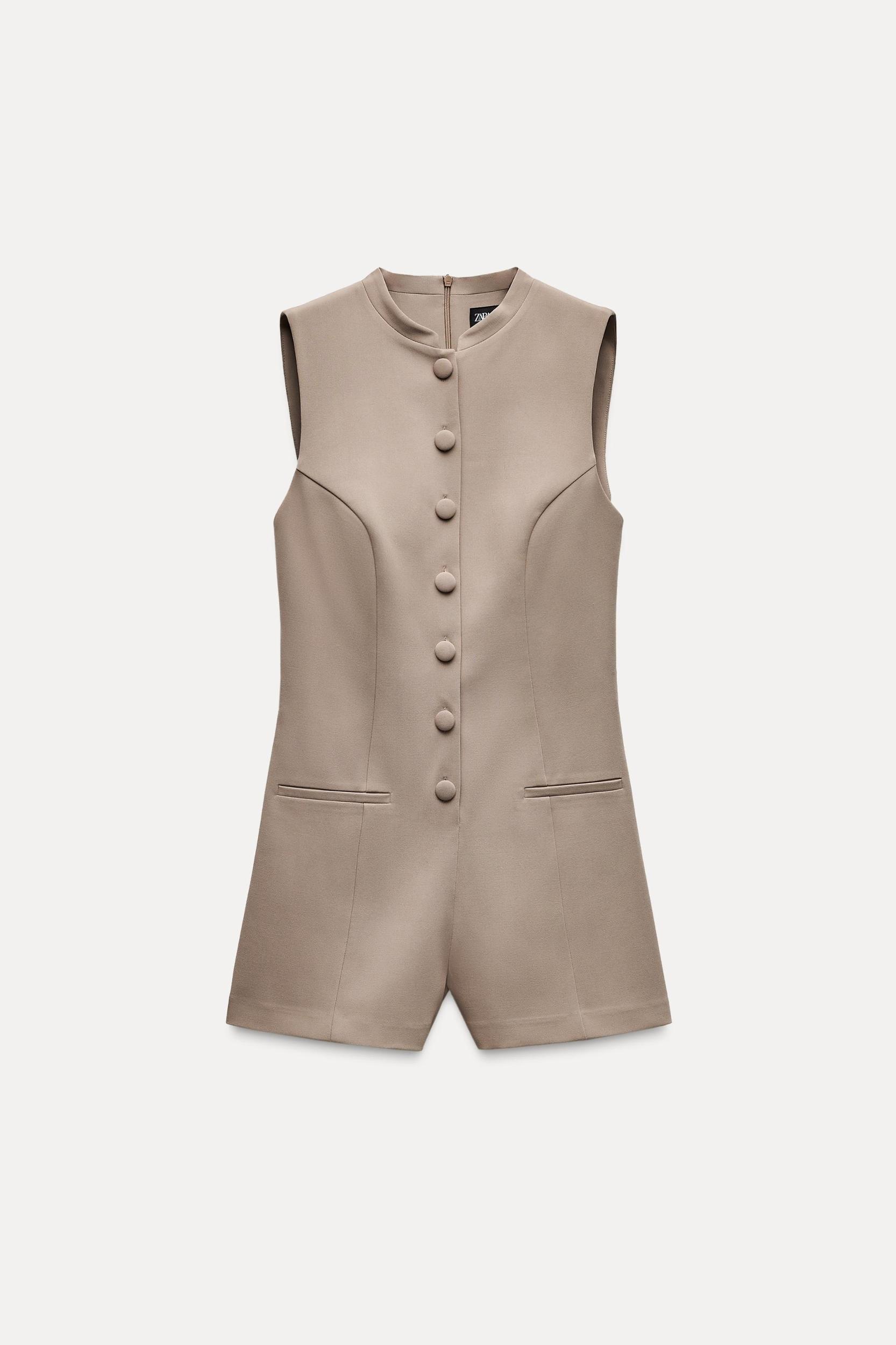 SHORT JUMPSUIT WITH BUTTONS Product Image