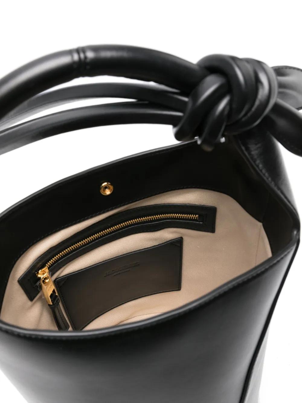 Le Petit Tourni leather bucket bag Product Image