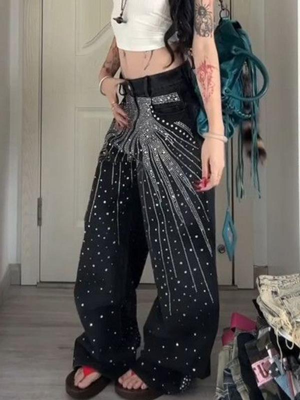 Vintage Washed Full Star Boyfriend Jeans Product Image