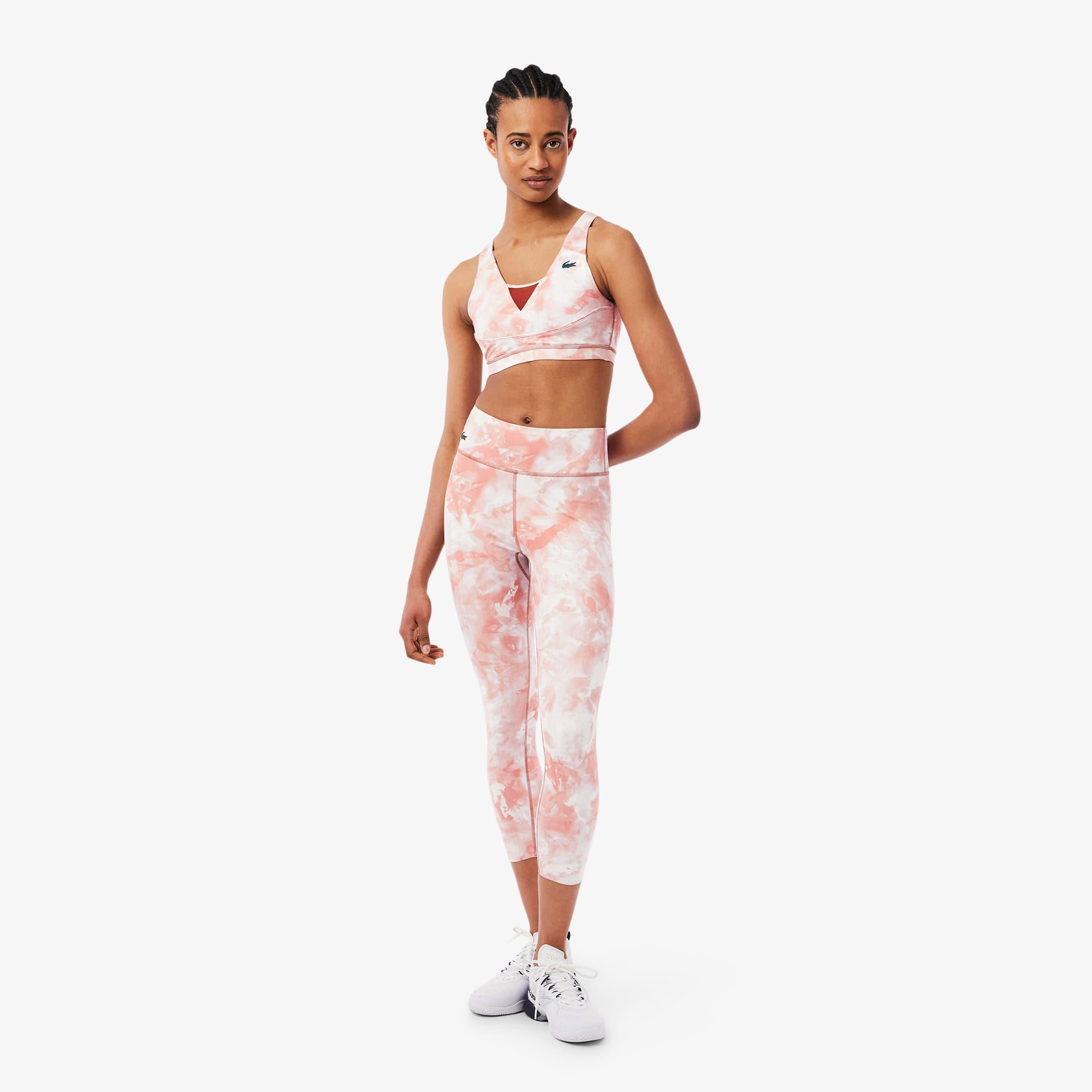 Ultra Dry Printed Stretch Sport Leggings Product Image