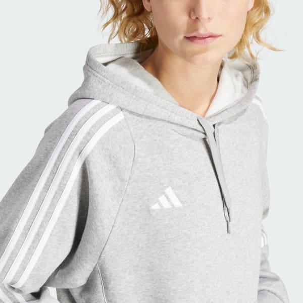 adidas Tiro 24 Sweat Hoodie Medium Grey Heather XS Womens Product Image
