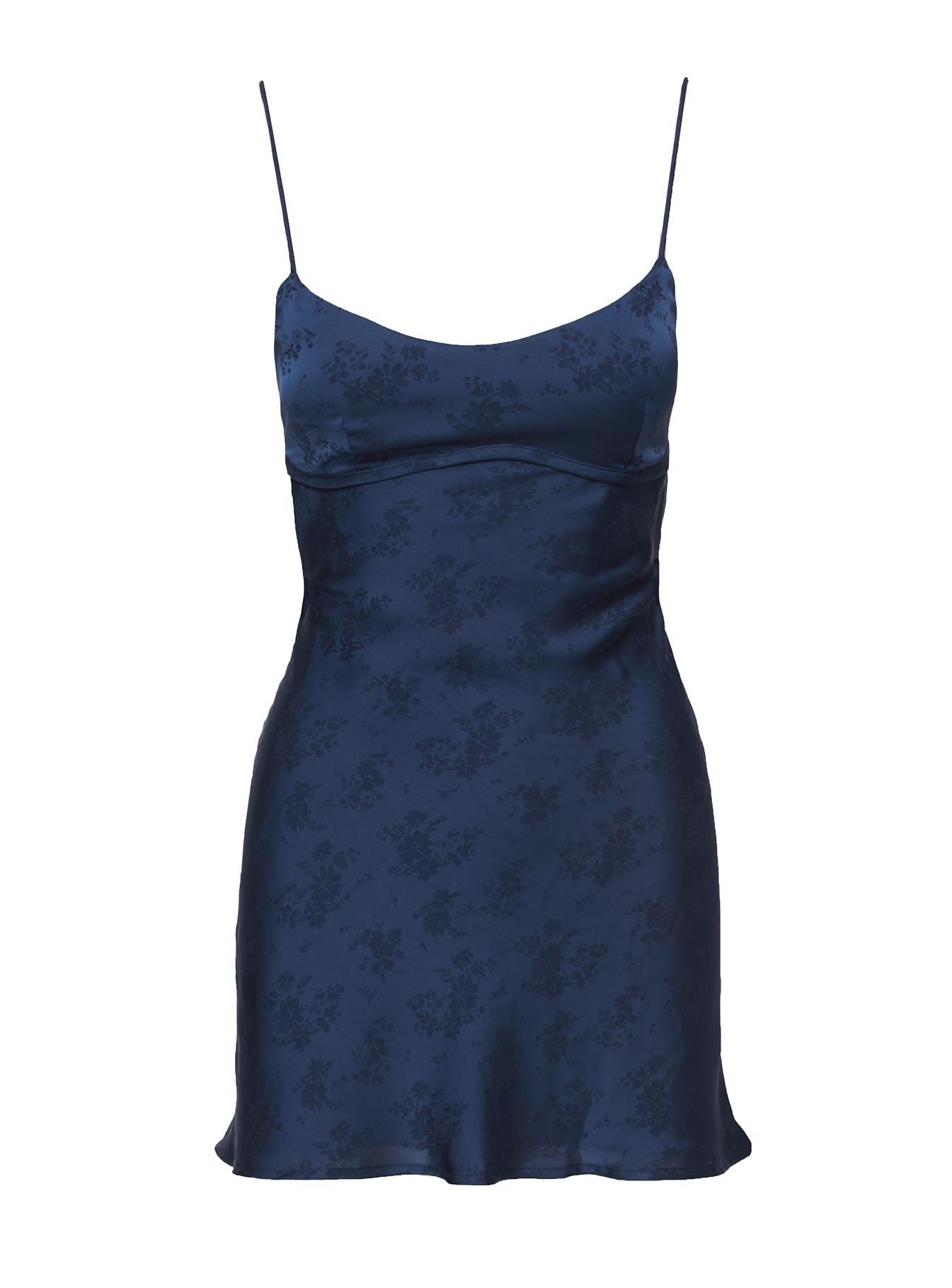 Clemence Mini Dress Navy Product Image