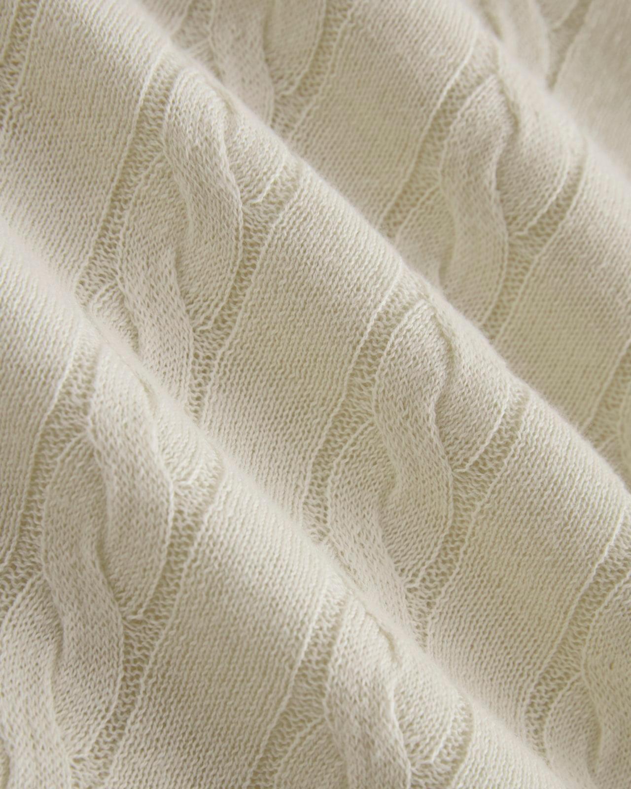 Womens Cable V-Neck in Cotton Cashmere Sweater by Everlane Product Image