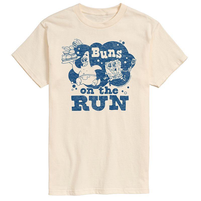 Men's Nickelodeon SpongeBob SquarePants Buns On The Run Graphic Tee,  Product Image