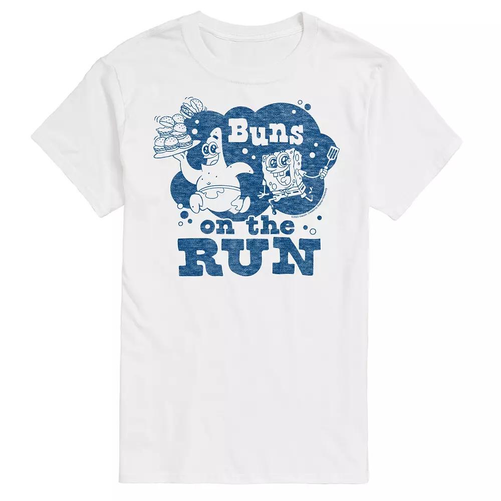Men's Nickelodeon SpongeBob SquarePants Buns On The Run Graphic Tee,  Product Image