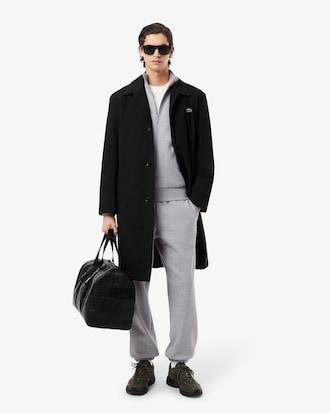 Zip-Up High Neck Fleece Sweatshirt Product Image