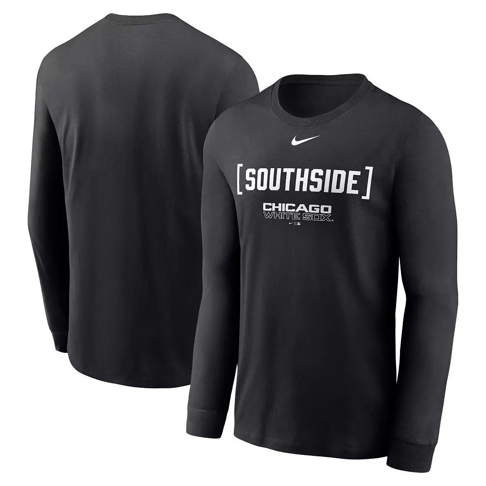 Men's Nike Black Chicago White Sox Local Nickname Long Sleeve T-Shirt,  Product Image