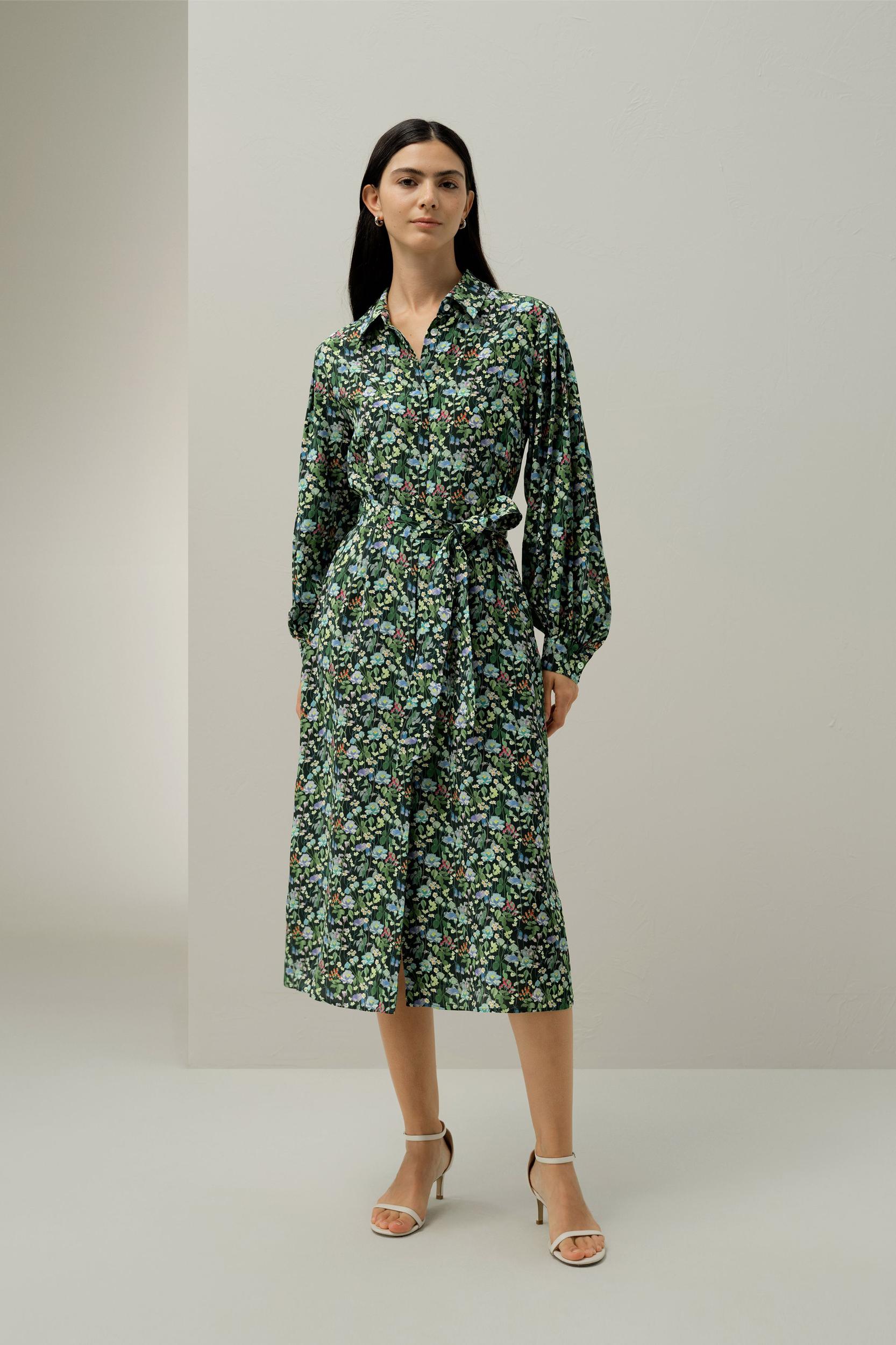 Fairytale Forest Midi-length Shirtdress - Made With Liberty Fabric Product Image