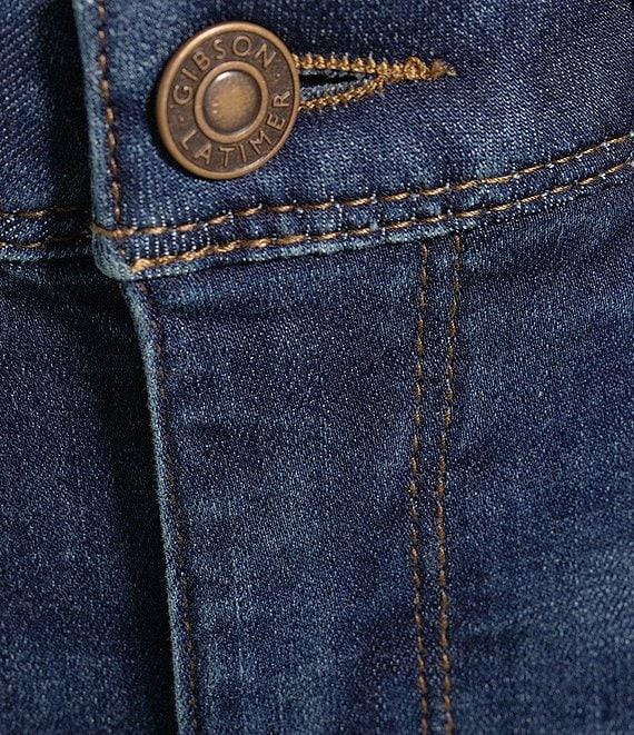 Gibson & Latimer Perfect Fit Flared Stretch Denim Jeans Product Image
