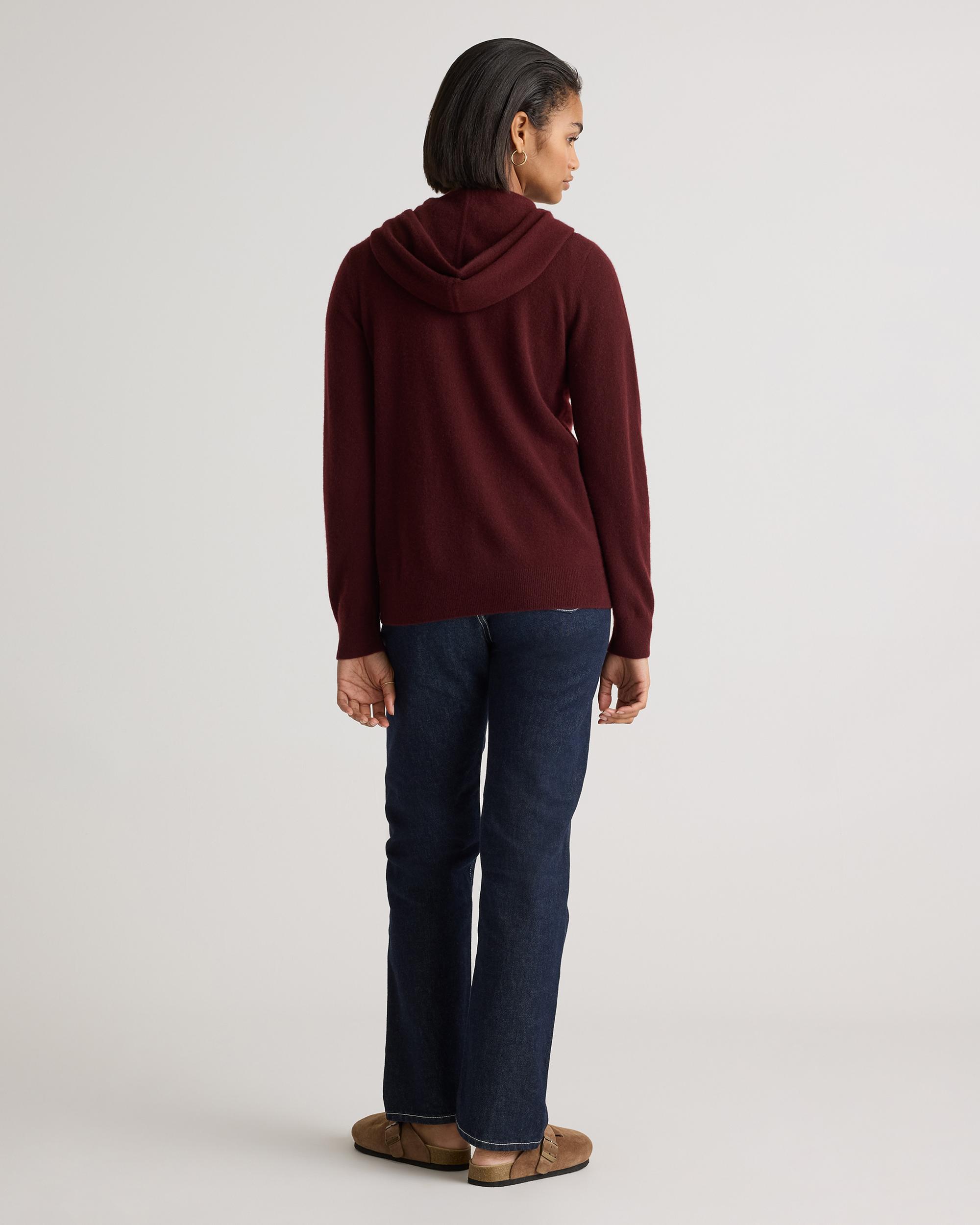 Quince | Women's Mongolian Cashmere Full-Zip Hoodie Product Image