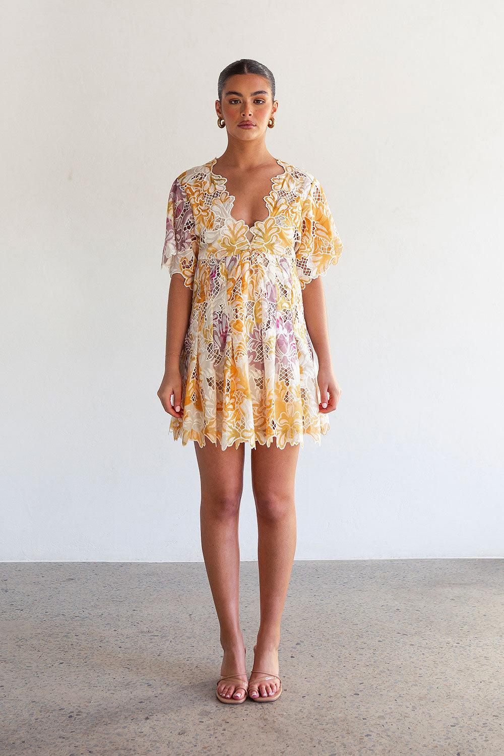 Gramercy Dress - Floreale Mellow Product Image
