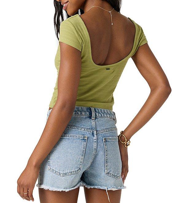 O'Neill Nyn Short Sleeve Textured Knit Top Product Image