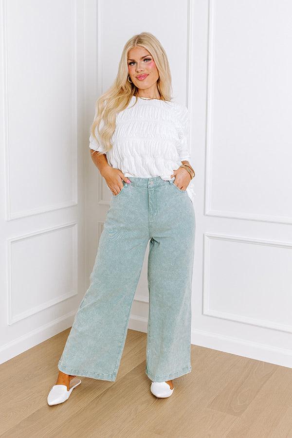 The Dex High Waist Straight Leg Jean In Pear Curves Product Image