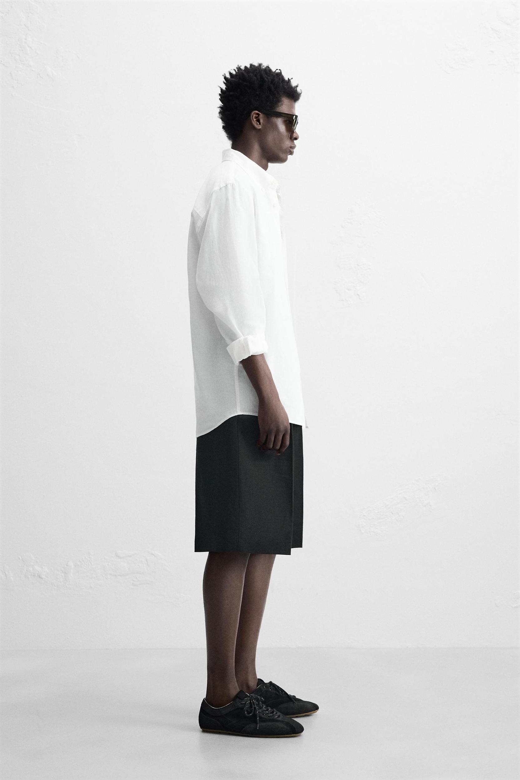 LINEN - COTTON SHIRT Product Image