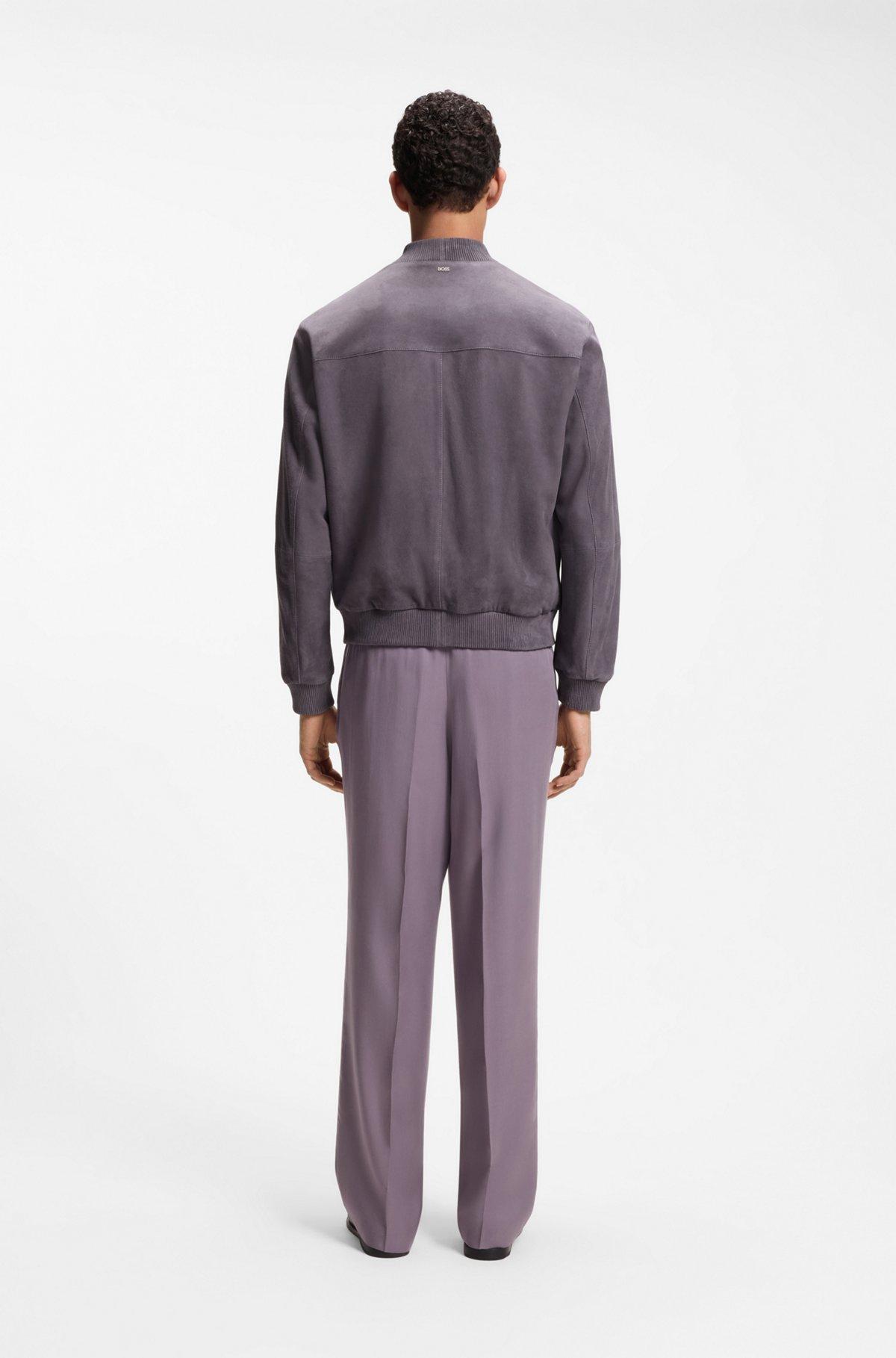Regular-fit jacket in suede Product Image
