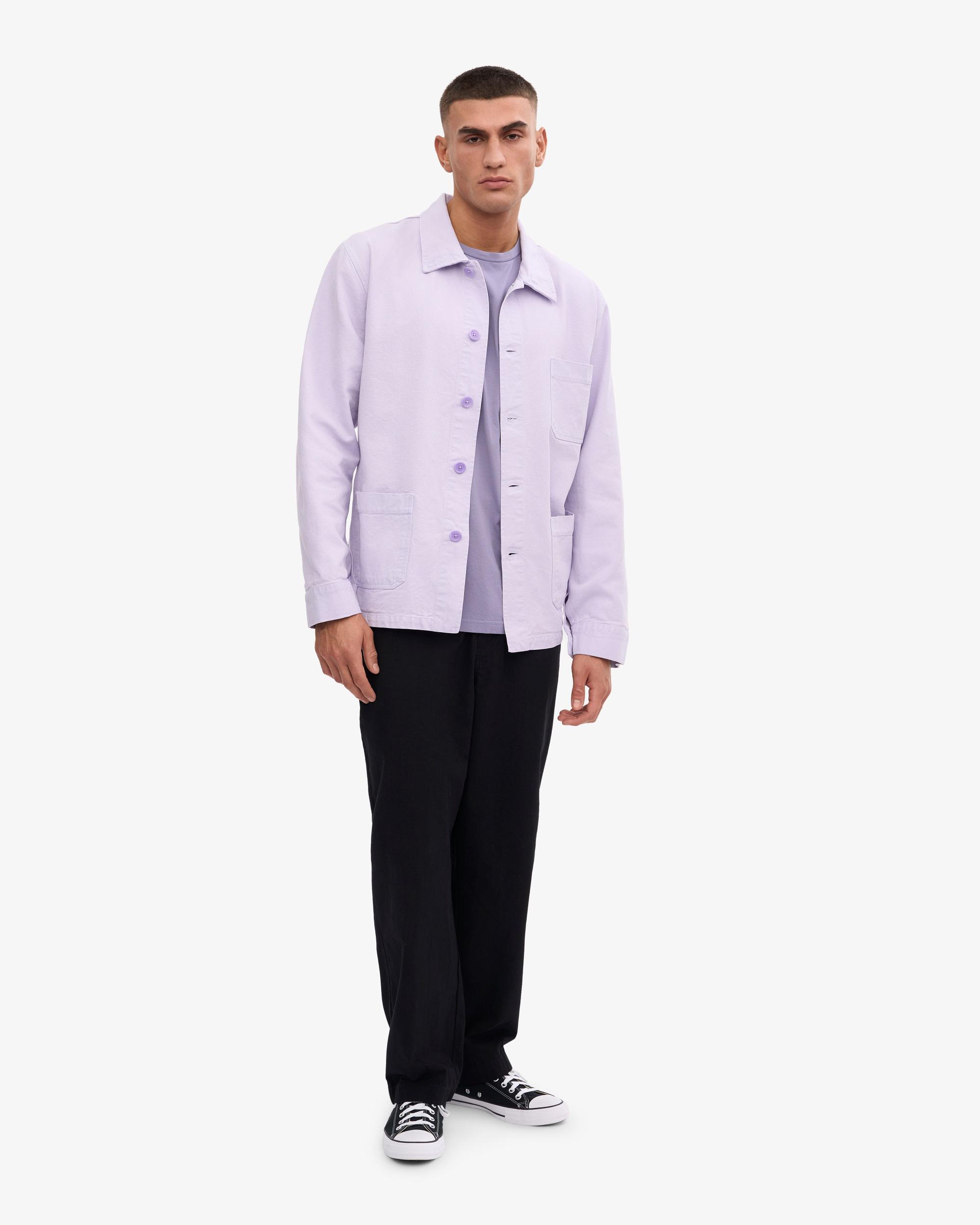 Organic Workwear Jacket - Soft Lavender Product Image