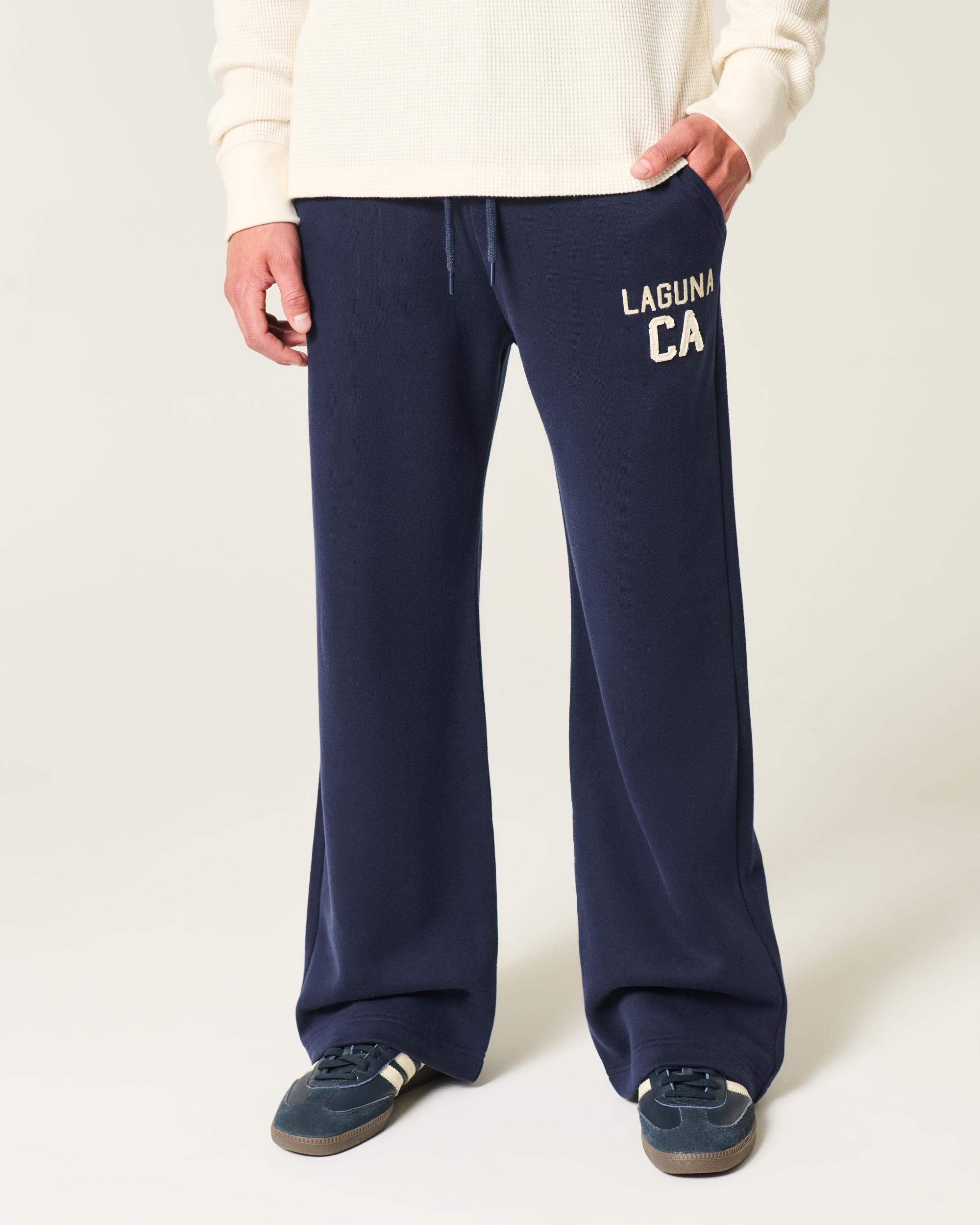Applique Graphic Bootcut Sweatpants Product Image