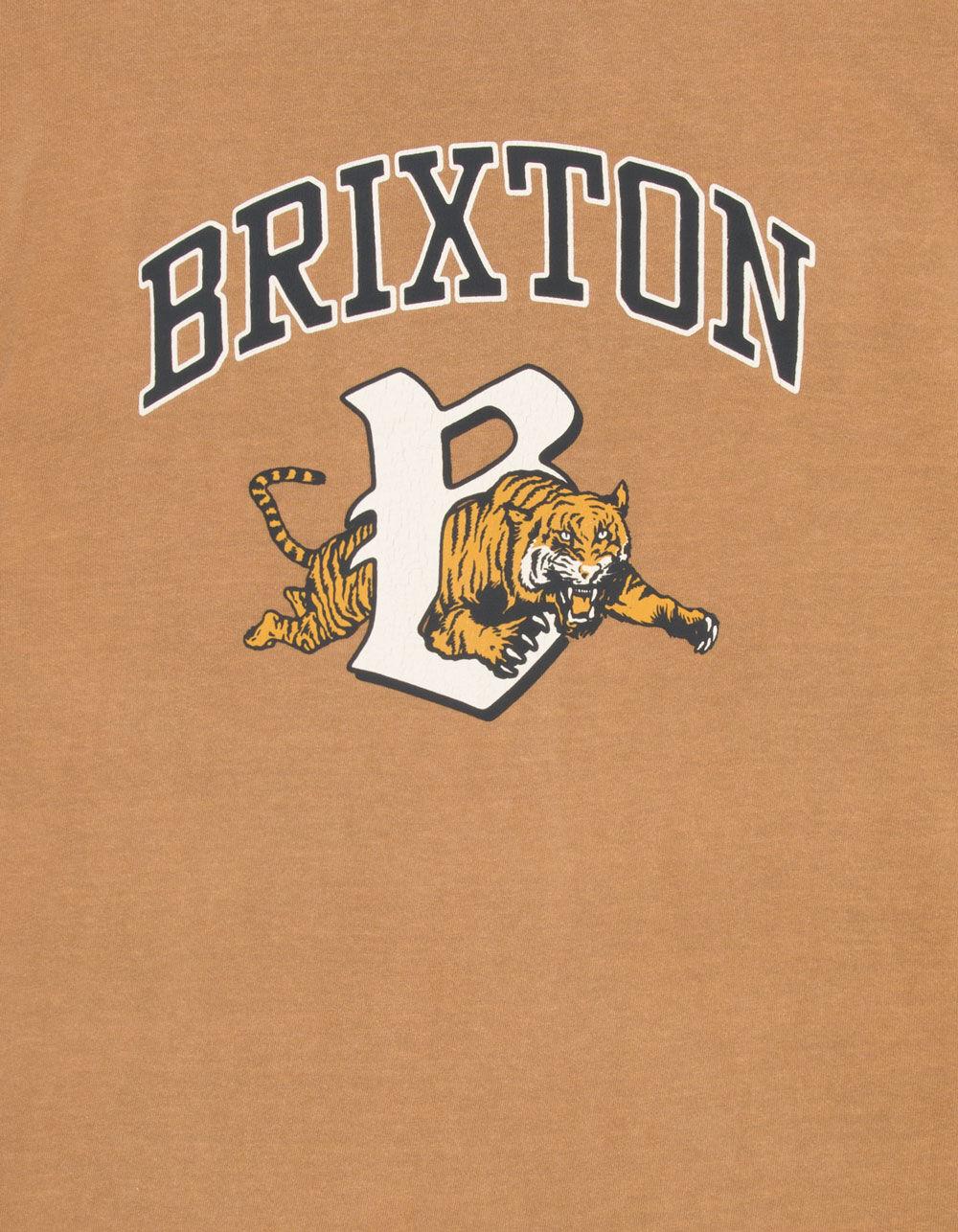 BRIXTON Tiger Standard Mens Tee - TAN Product Image