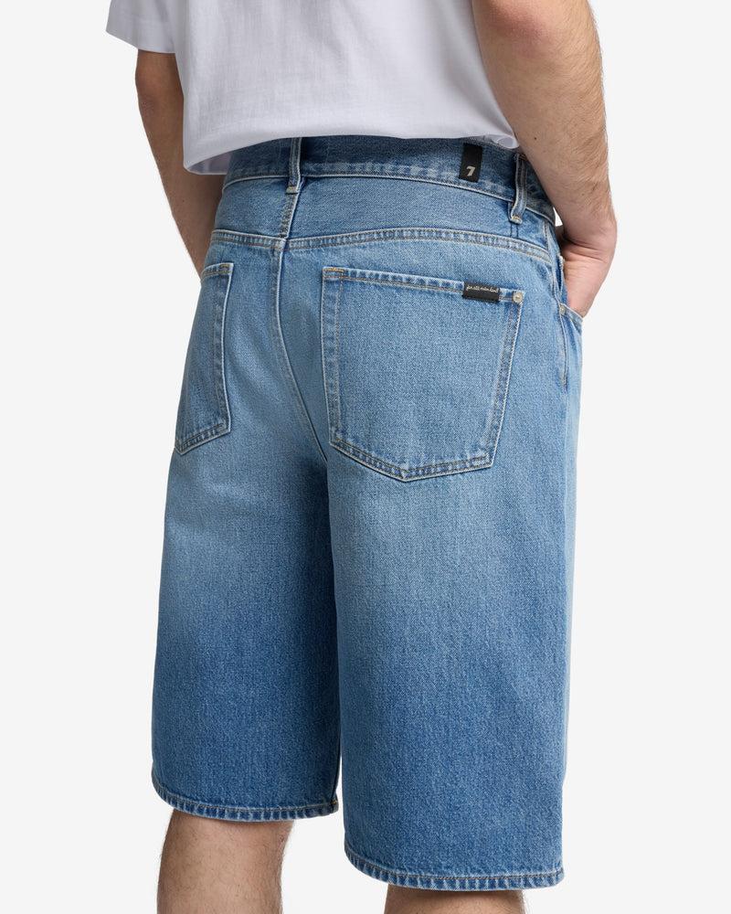 Wide Leg Denim Short Product Image