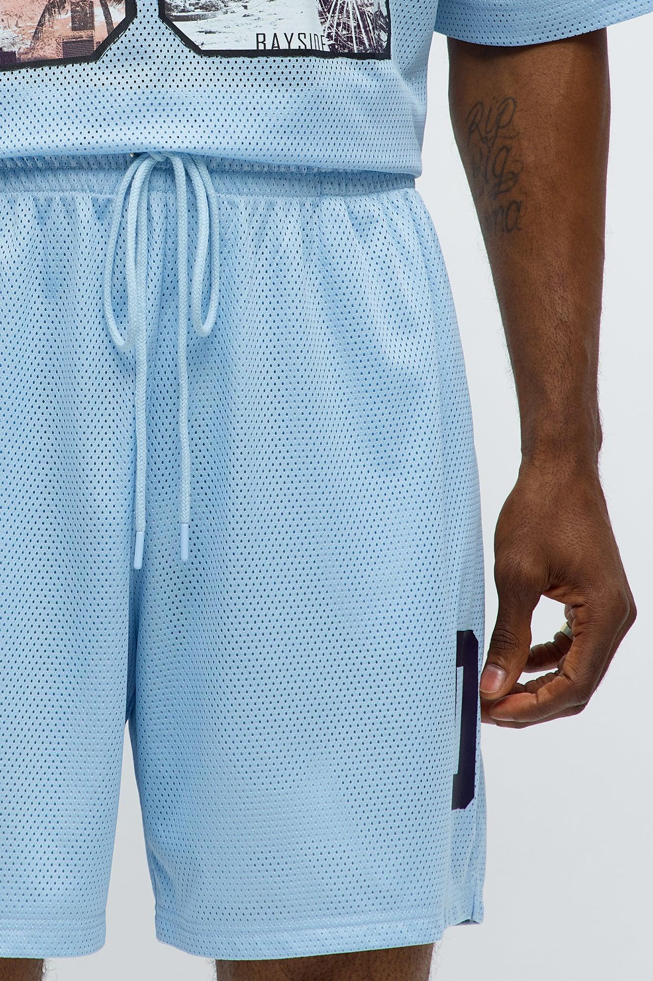 Relaxed LA To MIA Shorts - Blue Male Product Image