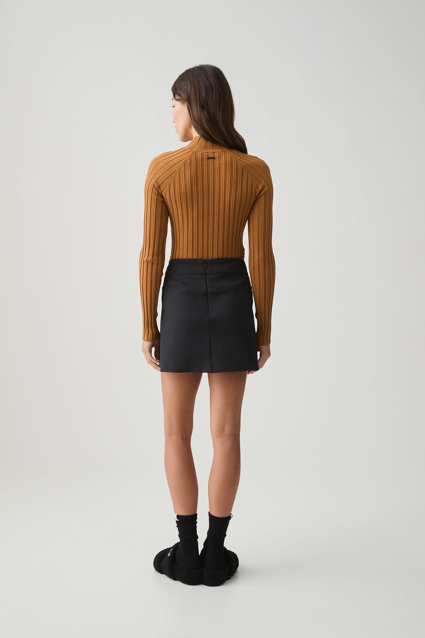 Ribbed Raglan Long Sleeve Top 460 Product Image