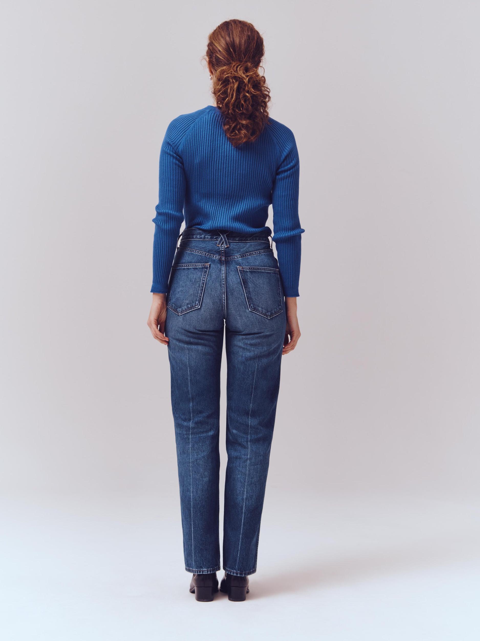 Carla High Rise Straight Jean Product Image