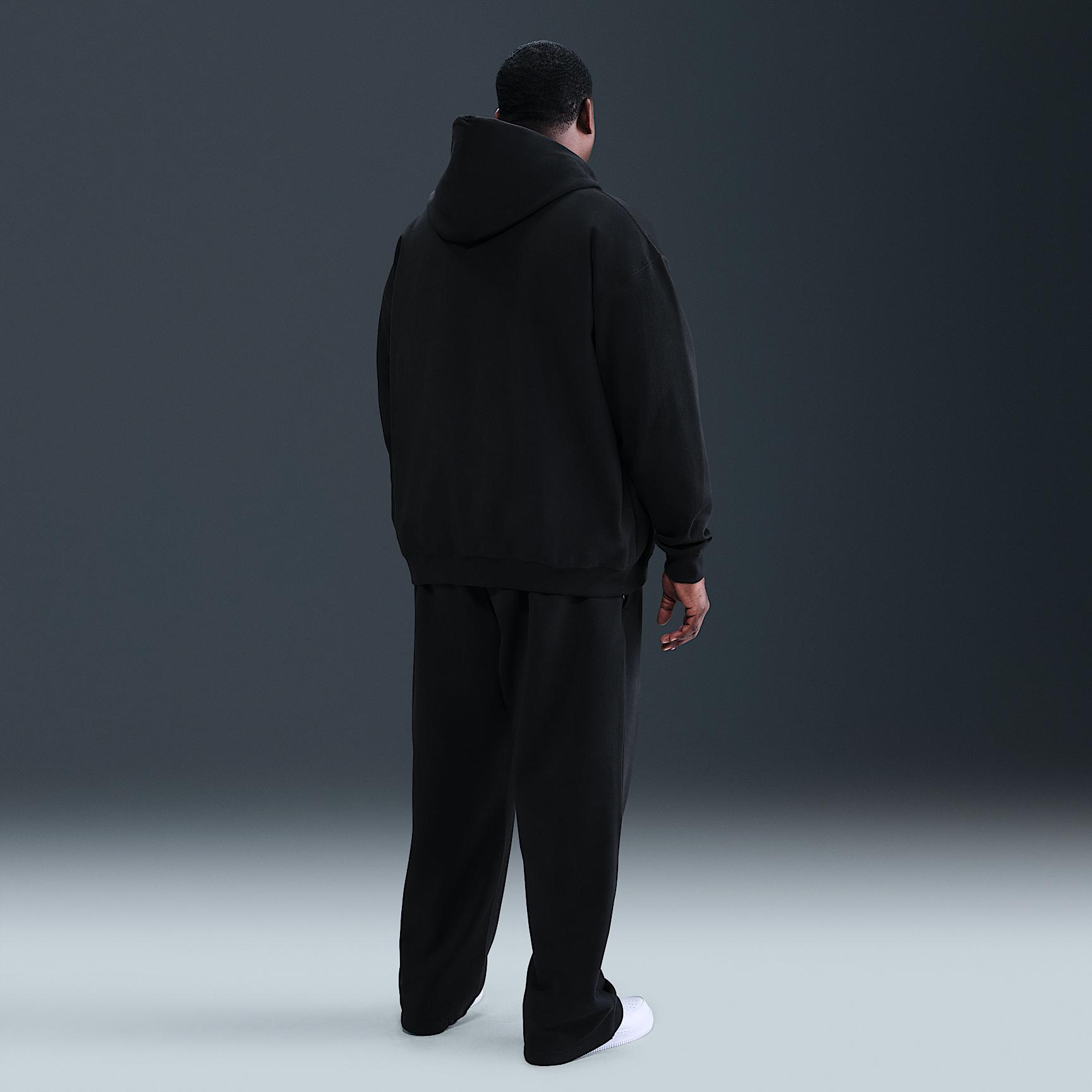 Nike Mens Solo Swoosh Full-Zip Fleece Hoodie | HV1084-010 Product Image