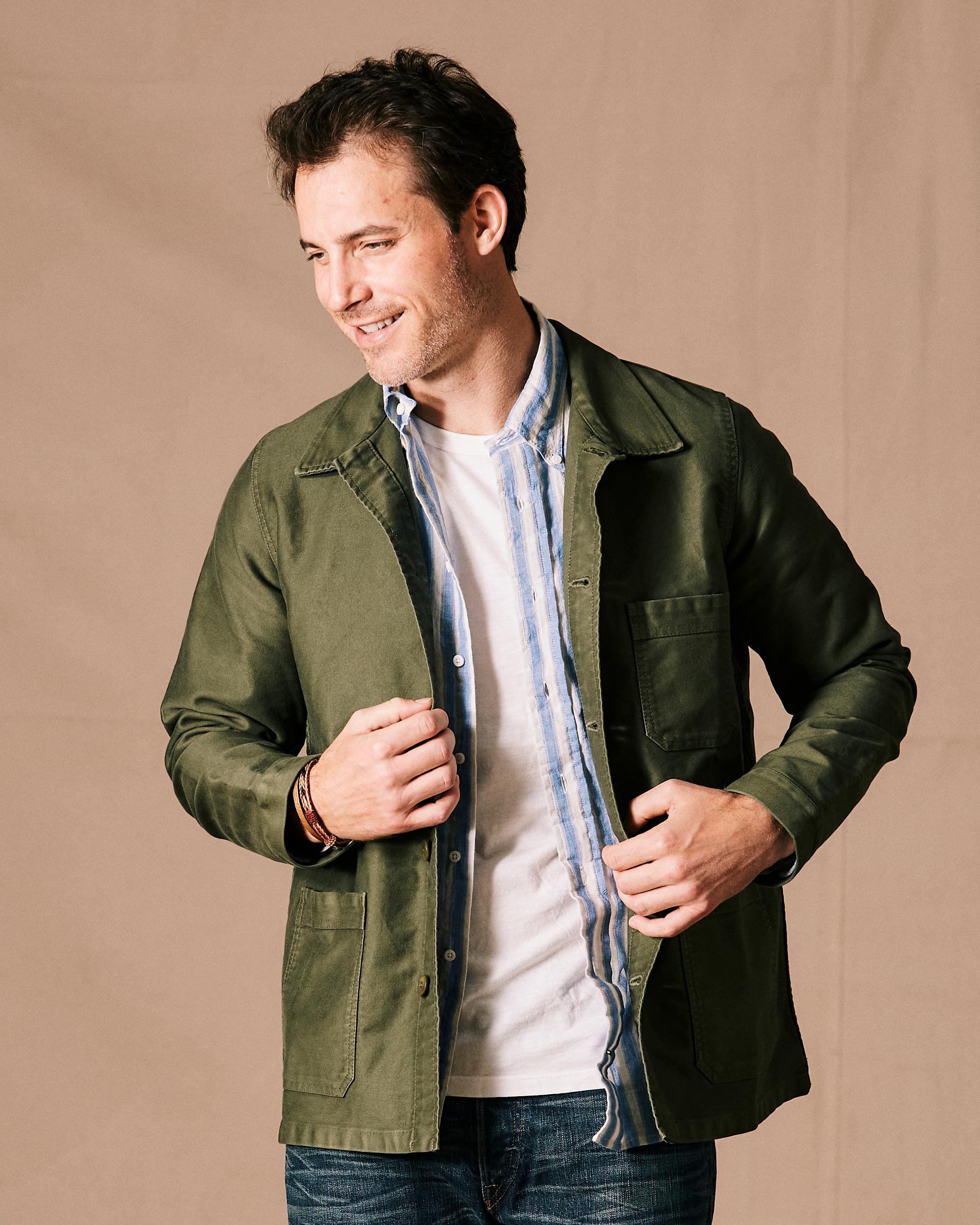 French Moleskin Work Jacket Product Image