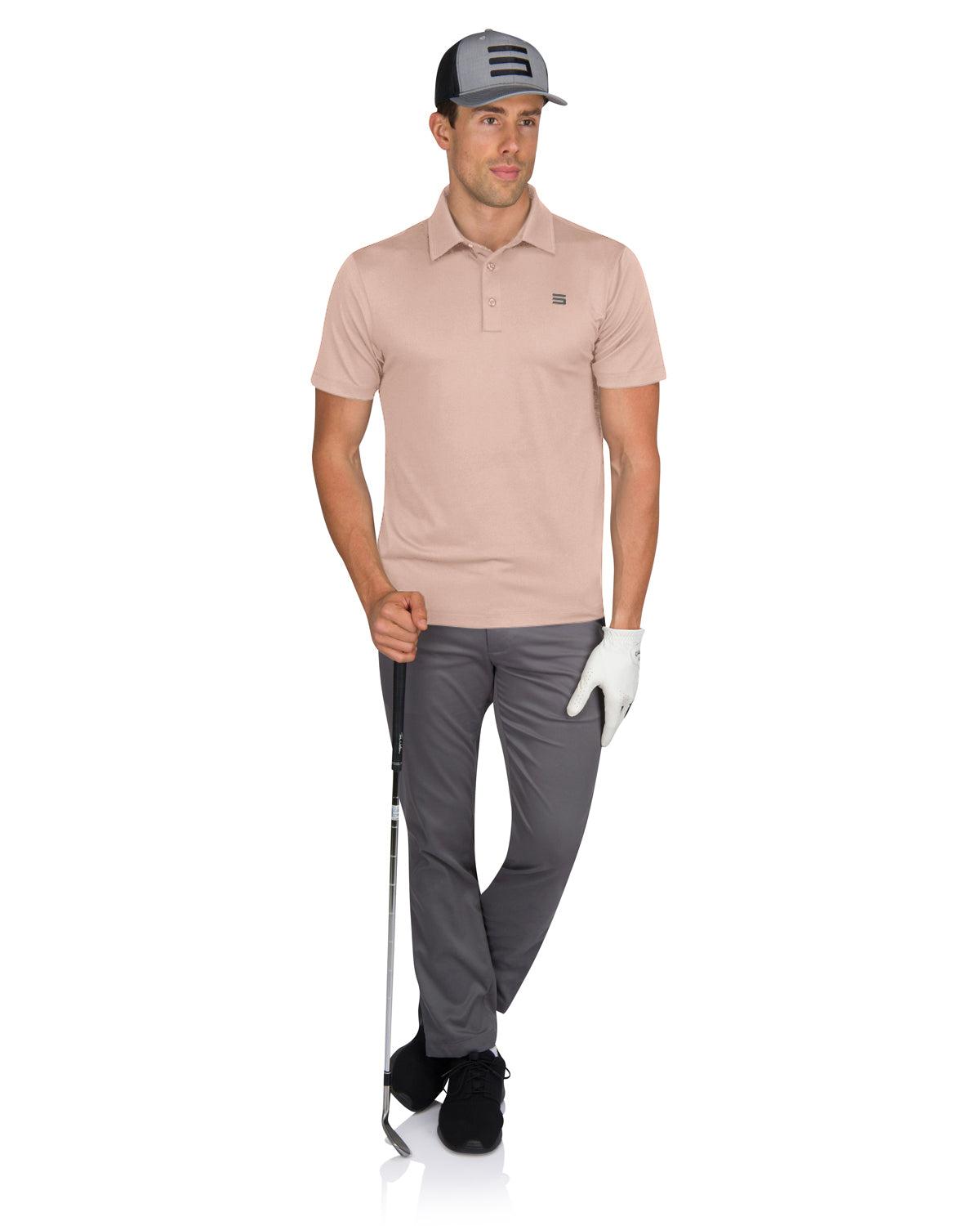 Three Sixty Six Men's Untucked Golf Polo - The Perfect Length Product Image