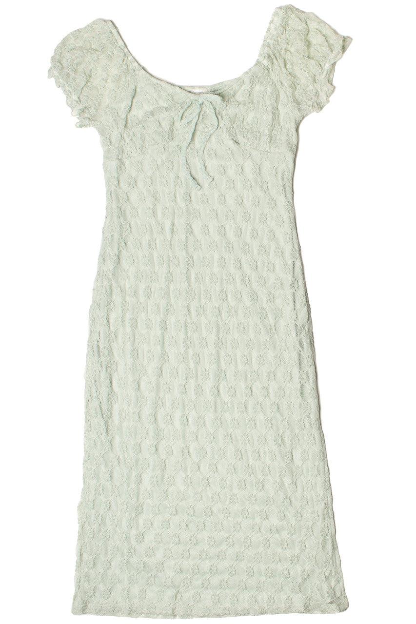 Floral Lace Sweetheart Midi Dress Product Image