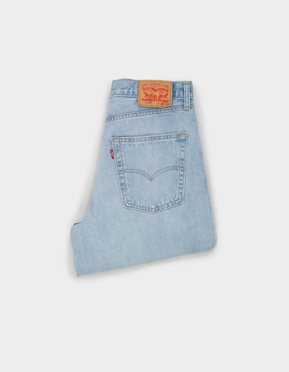 LEVI'S 578 Baggy Mens Jeans - Bag Secured - LIGHT WASH Product Image