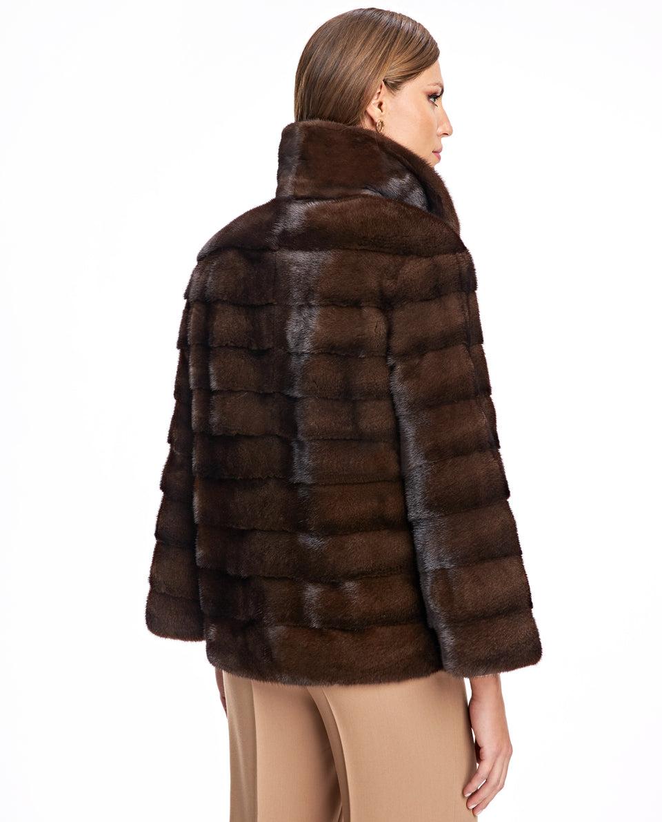 Horizontal Mink Jacket Product Image