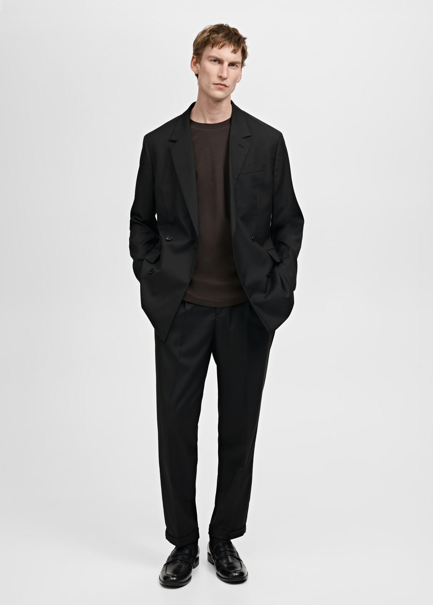 Boston regular-fit suit pants - Men | MANGO USA Product Image