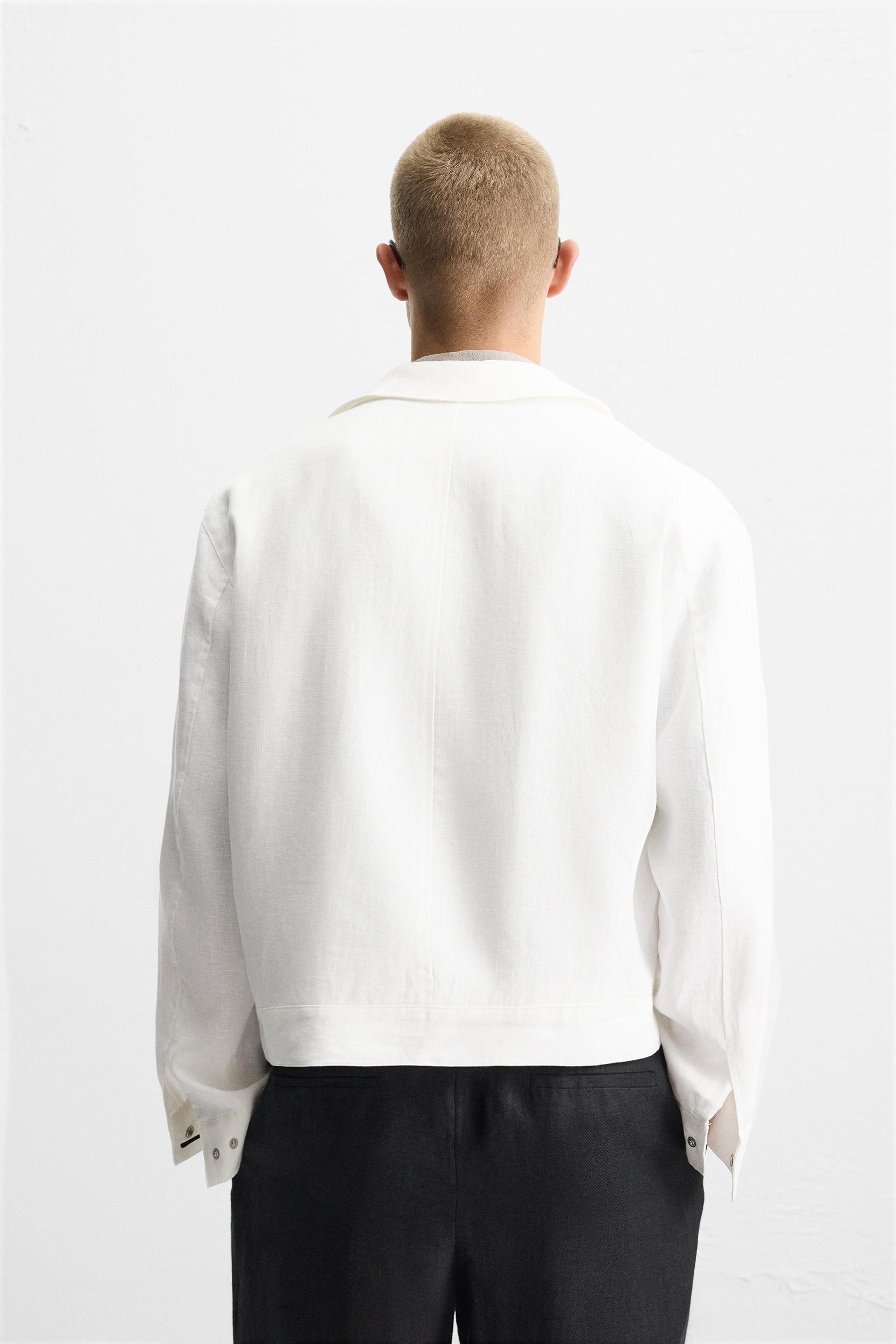 100% LINEN JACKET Product Image