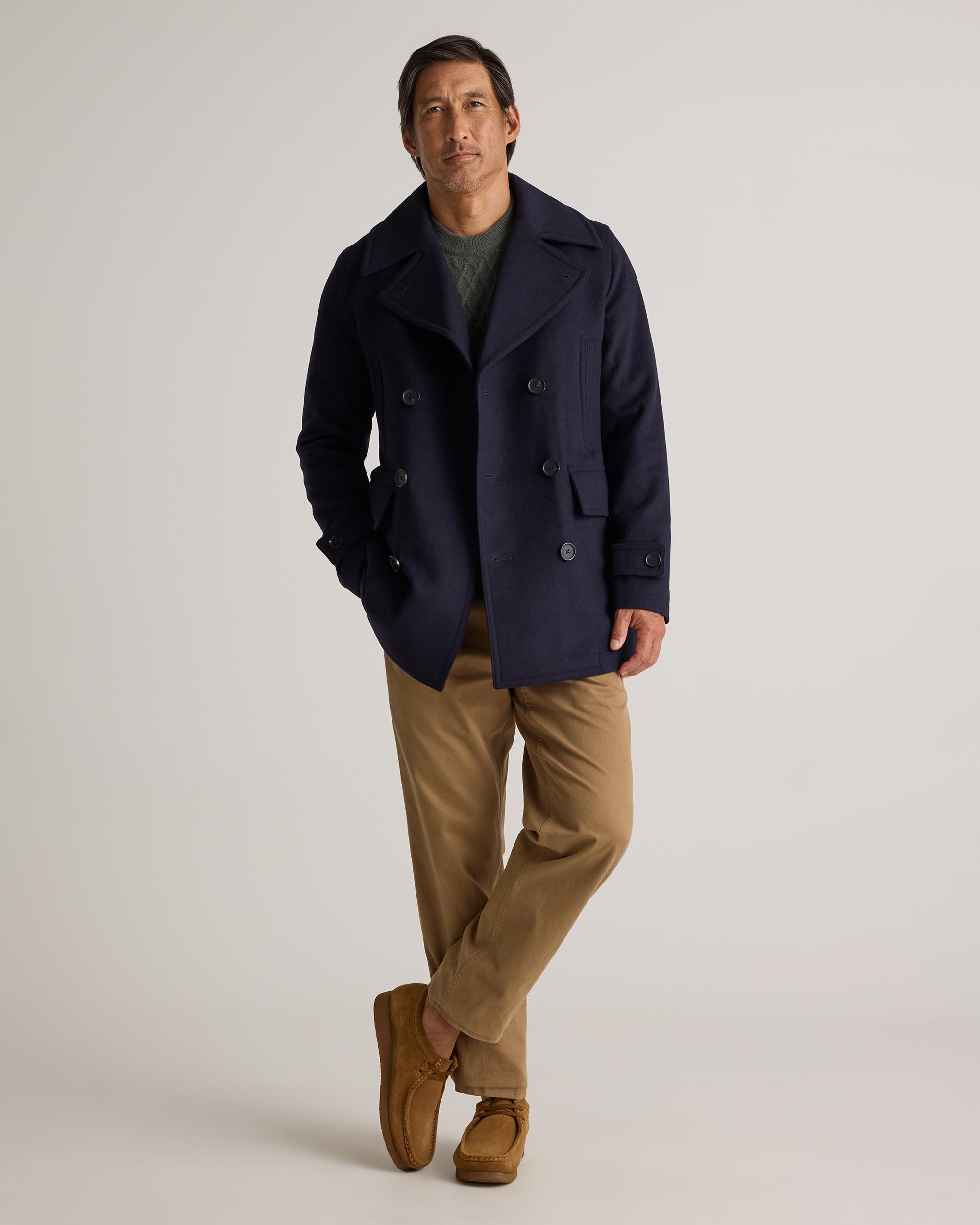Quince | Men's Italian Wool Peacoat Wool/Nylon Product Image