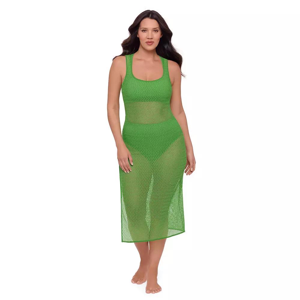 Women's S3 Swim Crochet Maxi Dress with Side Slit,  Product Image