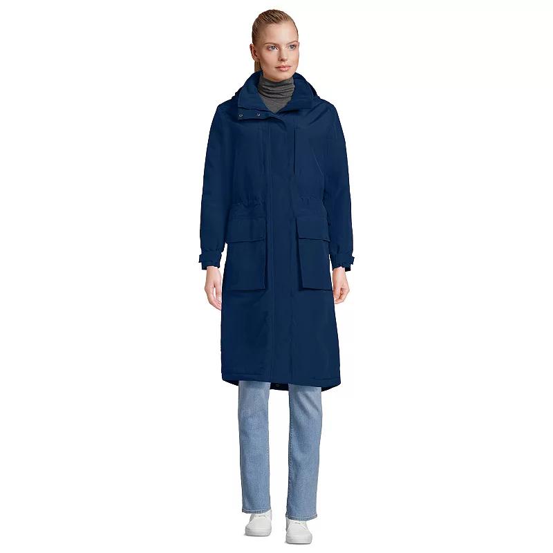 Petite Lands' End Squall Waterproof Insulated Winter Stadium Maxi Coat, Women's,  Product Image