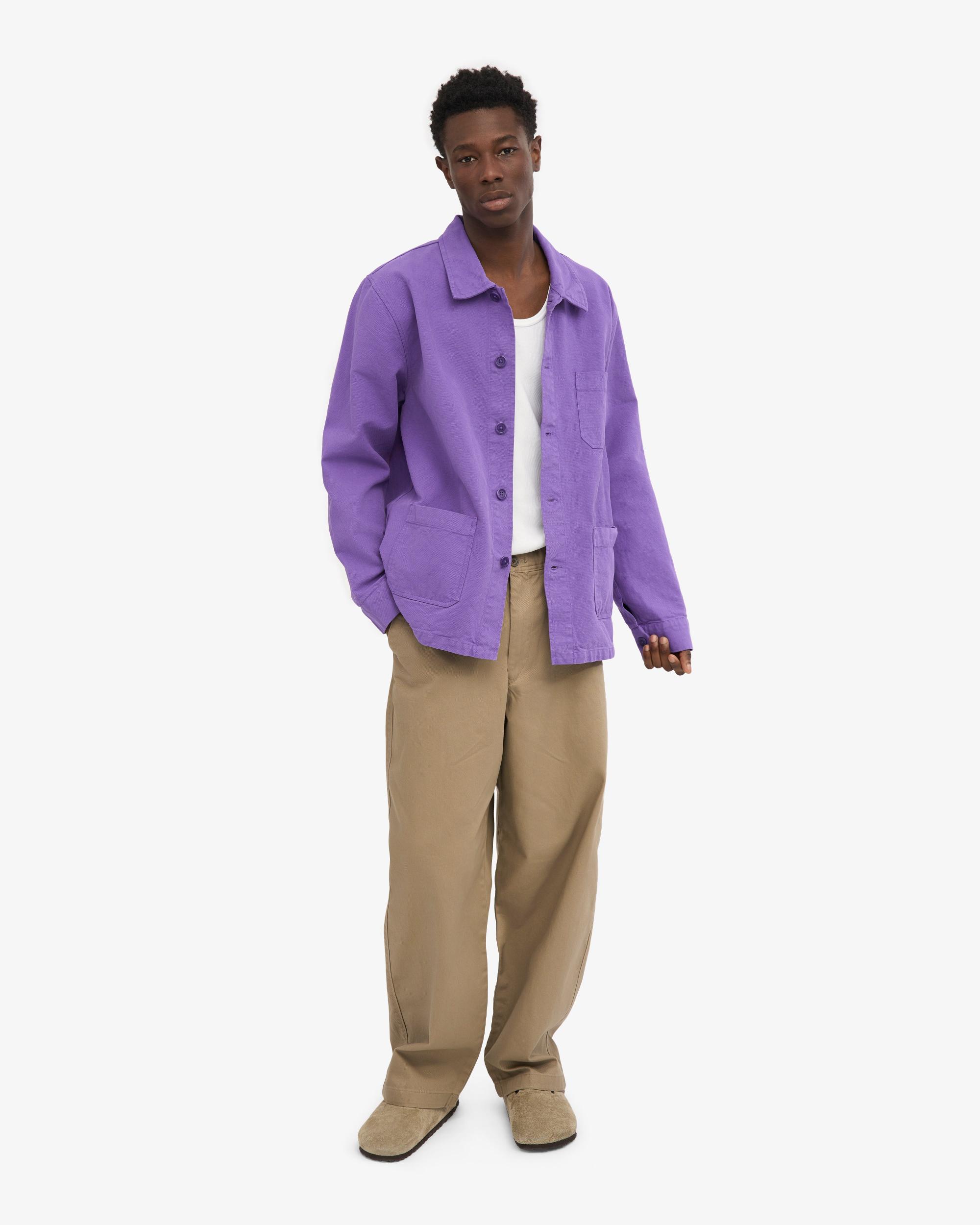 Organic Workwear Jacket - Ultra Violet Product Image