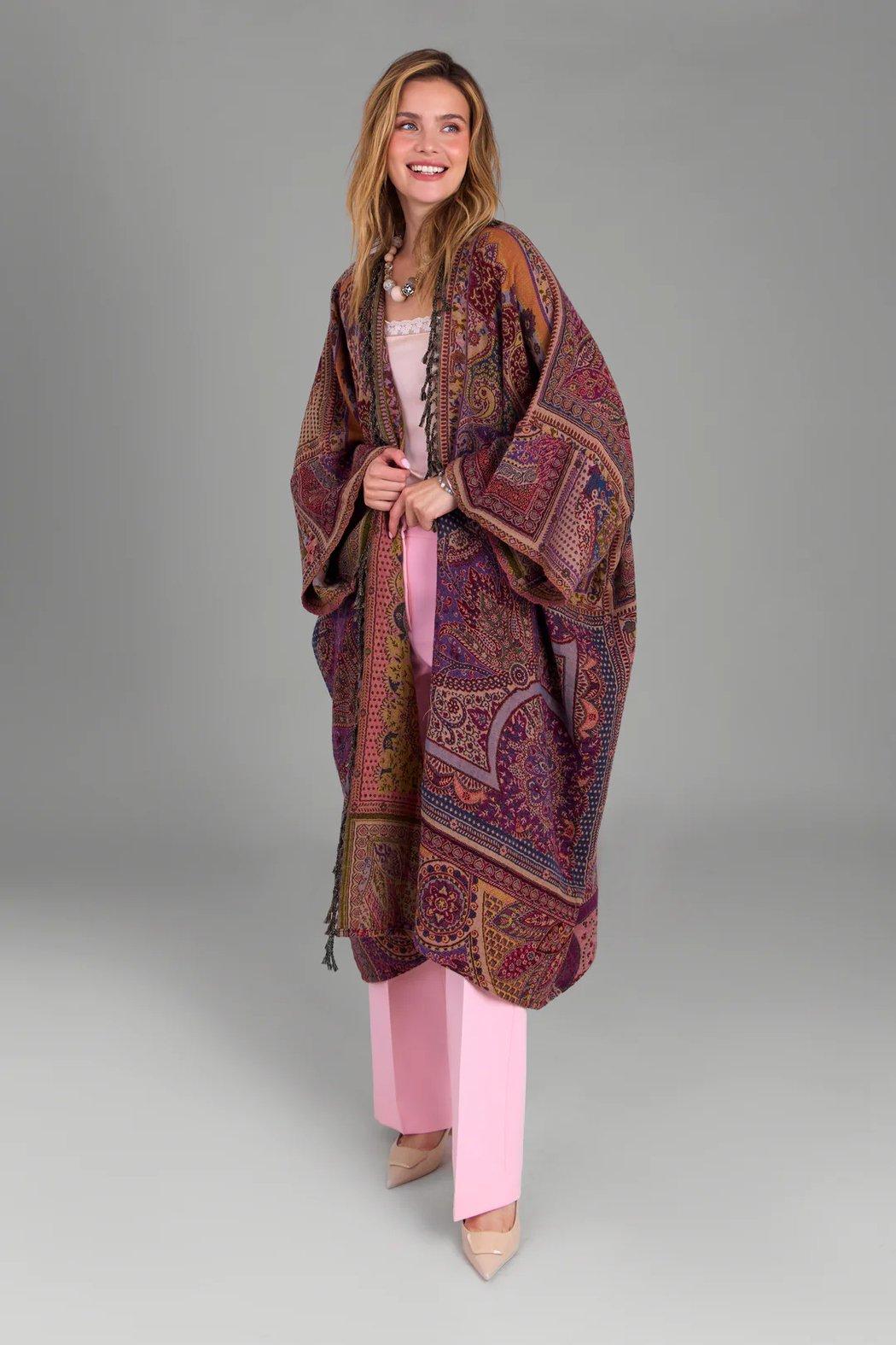 Woven Bohemian Vintage Kimono Product Image