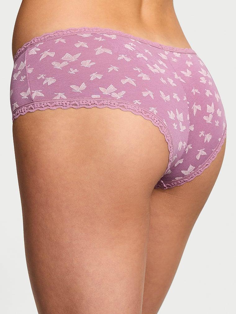 Cotton Lace-Waist Cheeky Panty Product Image