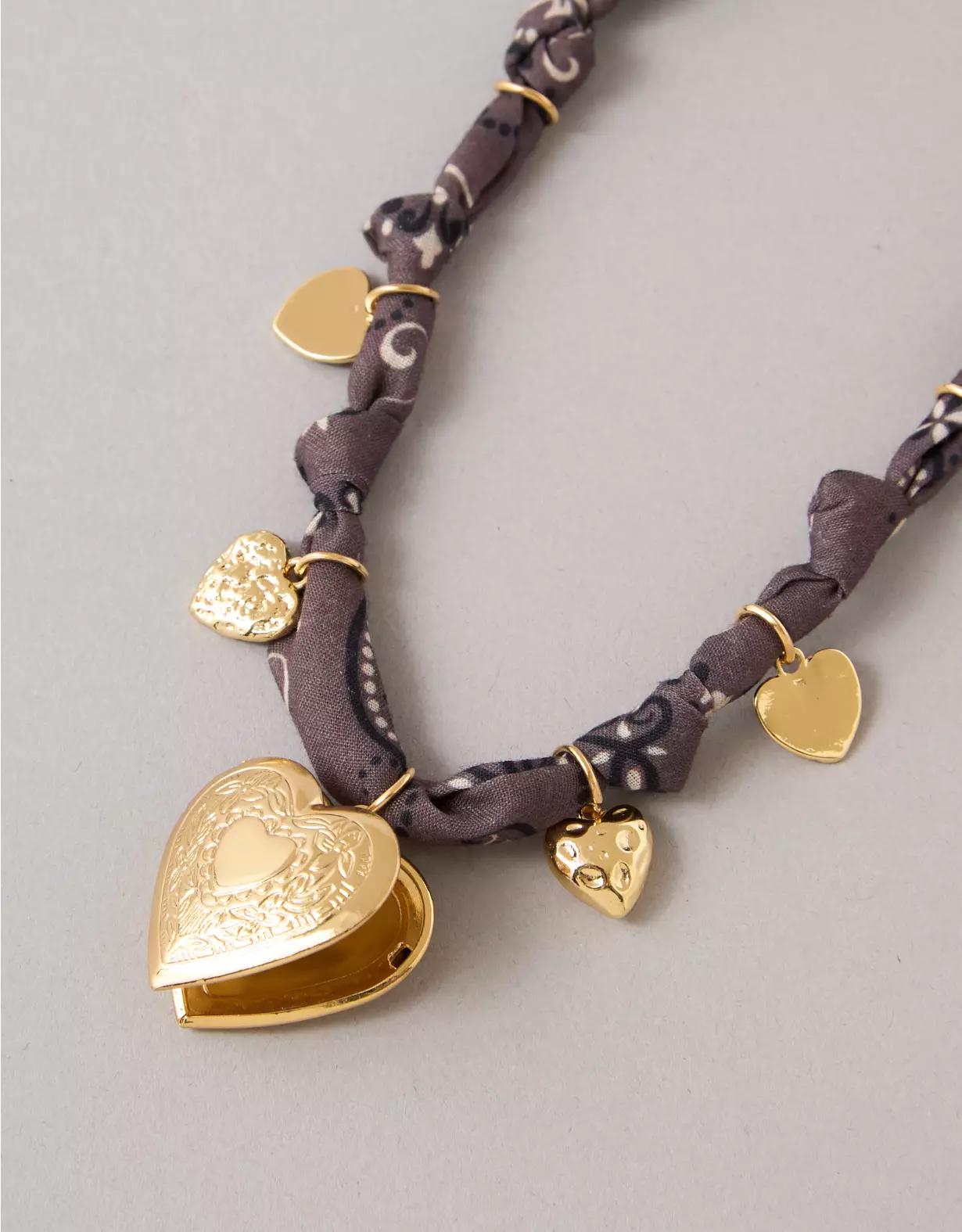 AEO Fabric Charm Necklace Product Image