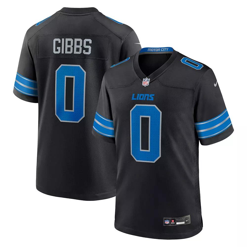 Jahmyr Gibbs Detroit Lions Nike Mens NFL Game Jersey | 67NM0B9M9JF-DEC Product Image