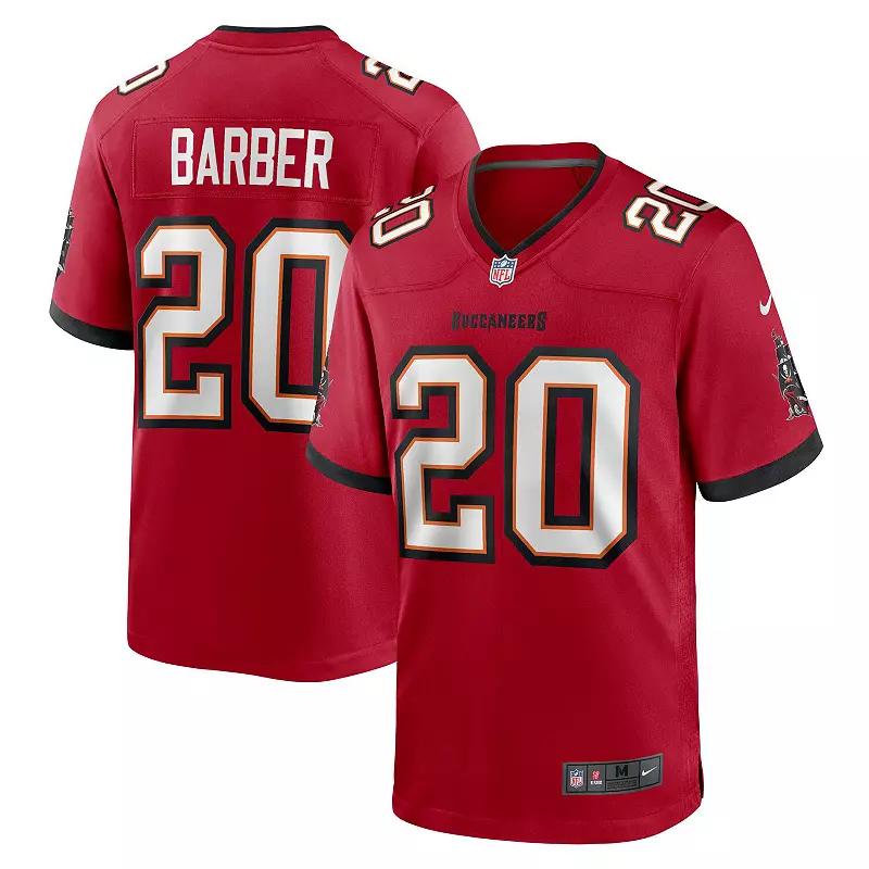 Men's Nike Ronde Barber Red Tampa Bay Buccaneers Retired Player Game Jersey,  Product Image