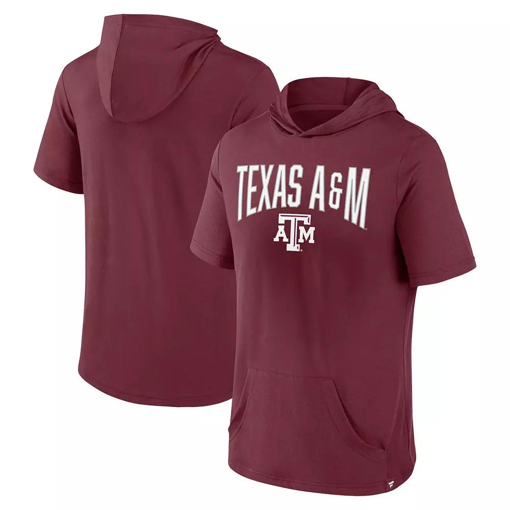 Men's Fanatics Branded Maroon Texas A&M Aggies Outline Lower Arch Hoodie T-Shirt,  Product Image